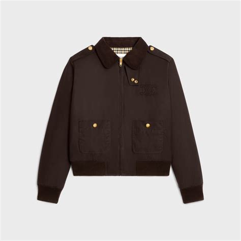 celine triomphe blouson jacket